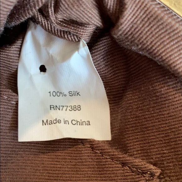 J.CREW Double Clasp 100% Silk Bag - Picture 8 of 8